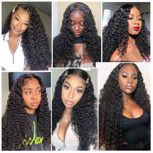 Dorsanee 250 Density Pre-plucked 6*6 Lace Closure Deep Wave Curly Human Hair Wig - Image 6