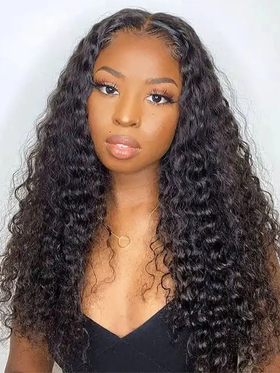 Dorsanee 250 Density Pre-plucked 6*6 Lace Closure Deep Wave Curly Human Hair Wig - Image 7