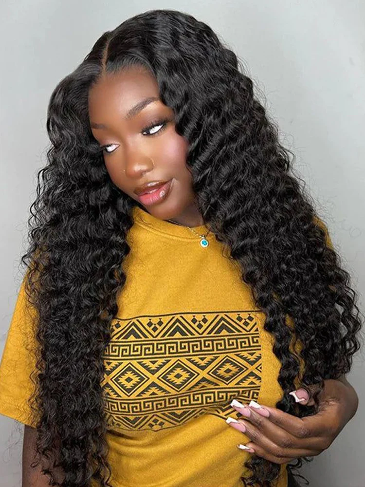 Dorsanee Pre Cut Pre-plucked Wear Go Glueless 6x4 Lace Closure Deep Wave Wig - Image 4