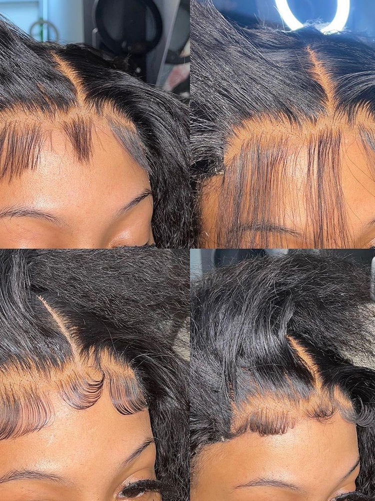 Dorsanee Pre Cut Pre-plucked Wear Go Glueless 6x4 Lace Closure Deep Wave Wig - Image 5