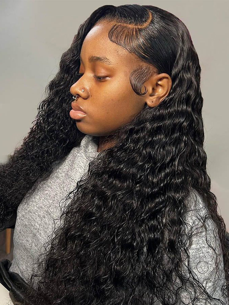 Dorsanee Pre Cut Pre-plucked Wear Go Glueless 6x4 Lace Closure Deep Wave Wig - Image 9