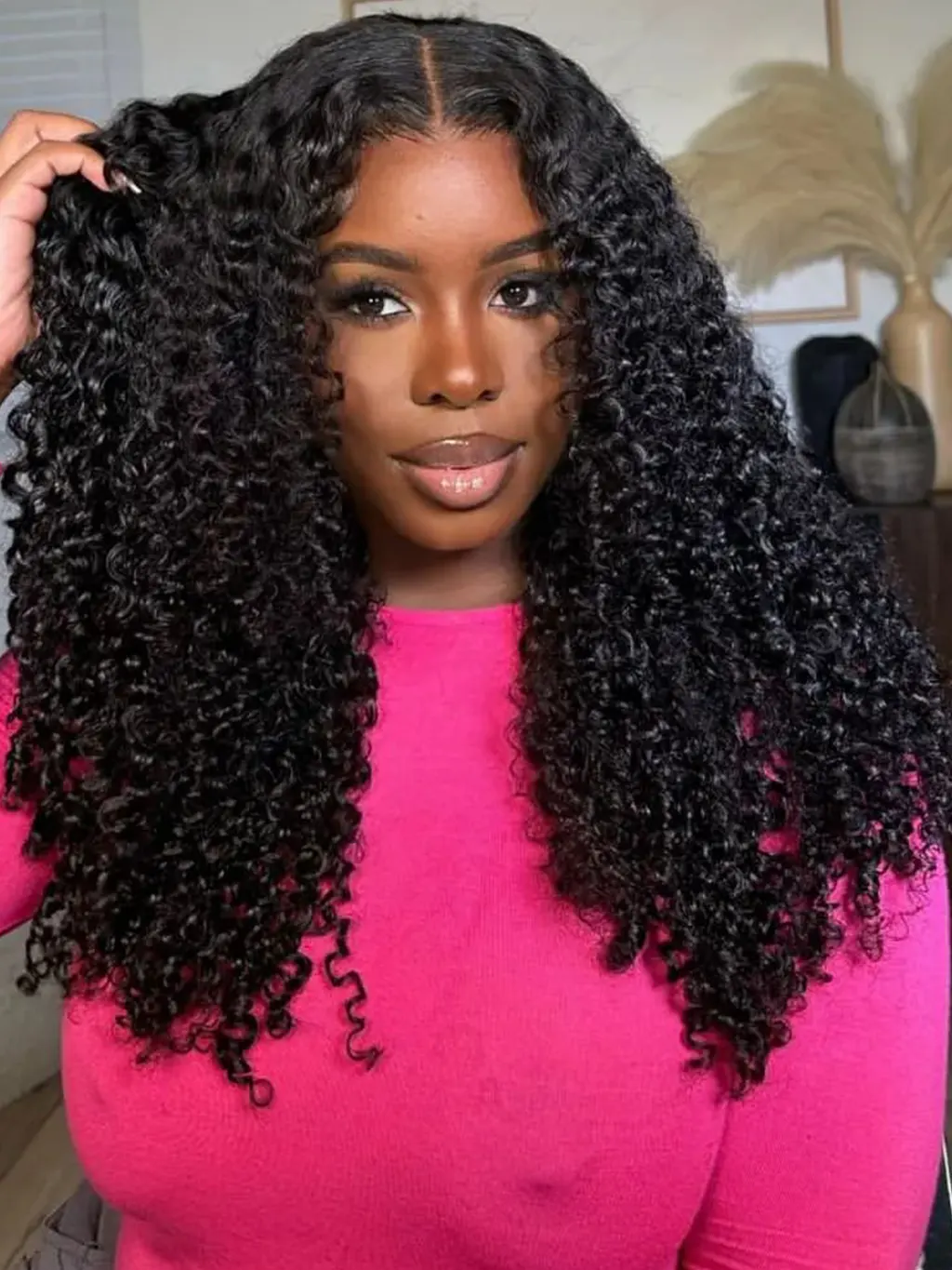 Dorsanee Wear Go Glueless Pre-Cut 6x4 HD Lace Closure Kinky Curly Human Hair Wig - Image 5