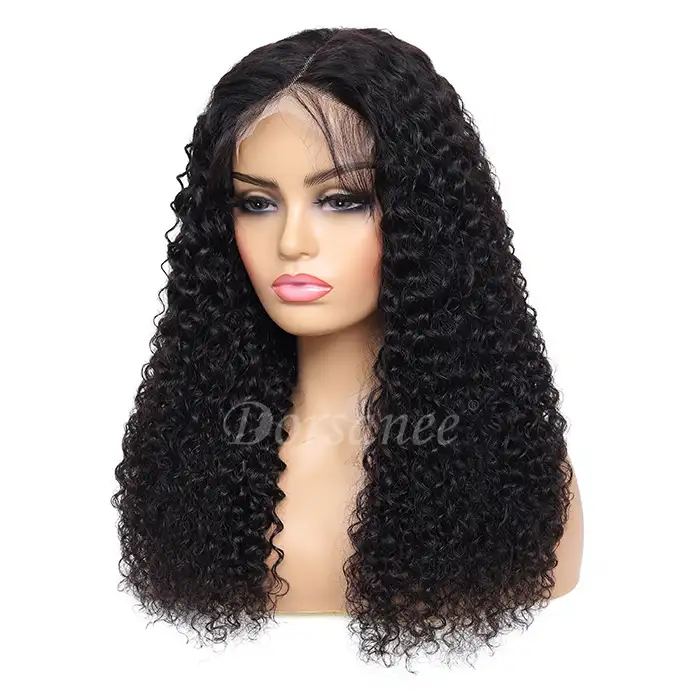 Dorsanee 250 Density Jerry Curly 5x5 HD Lace Closure Virgin Human Hair Wigs - Image 10