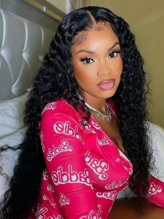 Dorsanee 250 Density Jerry Curly 5x5 HD Lace Closure Virgin Human Hair Wigs - Image 3