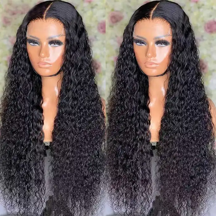 Dorsanee 250 Density Jerry Curly 5x5 HD Lace Closure Virgin Human Hair Wigs - Image 4