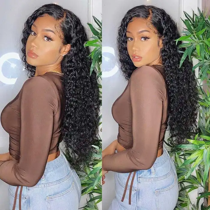 Dorsanee 250 Density Jerry Curly 5x5 HD Lace Closure Virgin Human Hair Wigs - Image 5