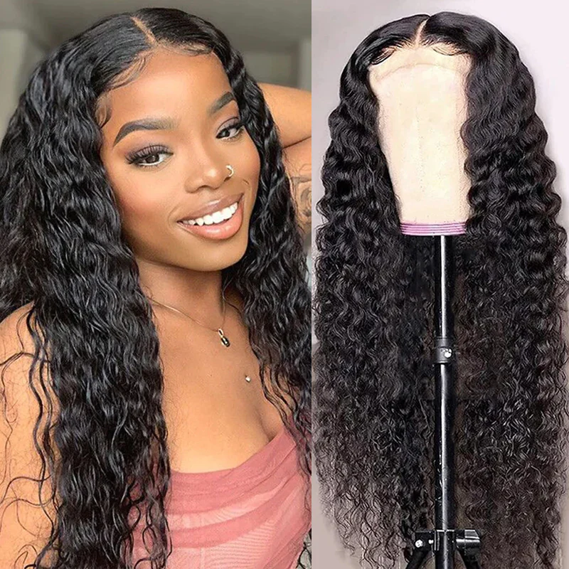 Dorsanee 250 Density Jerry Curly 5x5 HD Lace Closure Virgin Human Hair Wigs - Image 6