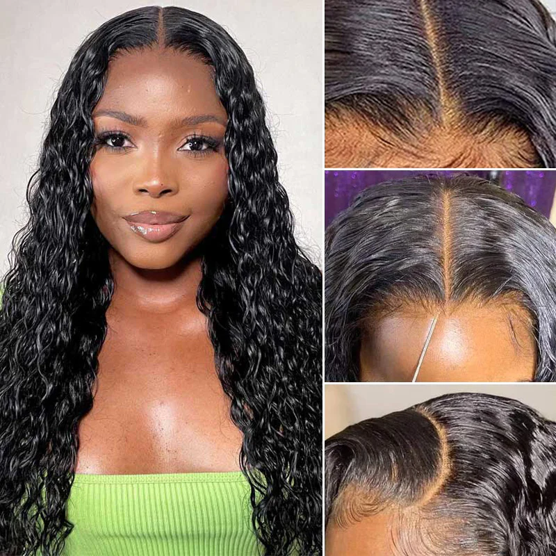 Dorsanee 250 Density Jerry Curly 5x5 HD Lace Closure Virgin Human Hair Wigs - Image 7