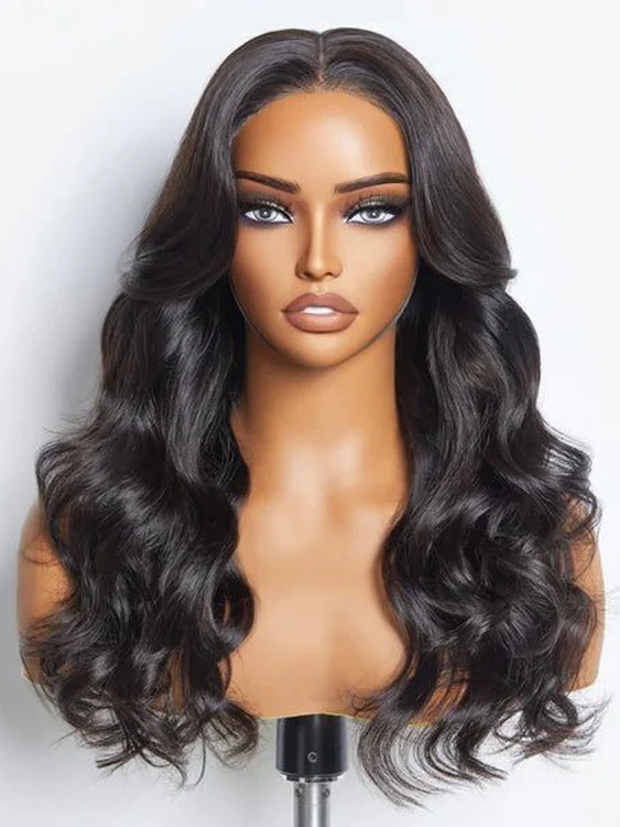 Dorsanee Pre Plucked 5x5 Glueless Lace Closure Body Wave Human Hair Wigs - Image 5