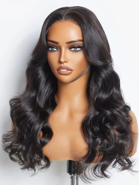 Dorsanee Pre Plucked 5x5 Glueless Lace Closure Body Wave Human Hair Wigs - Image 6