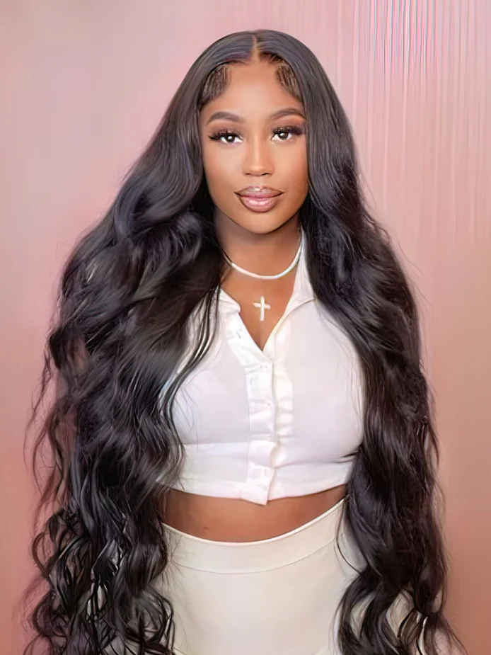 Dorsanee Pre Plucked 5x5 Glueless Lace Closure Body Wave Human Hair Wigs - Image 7