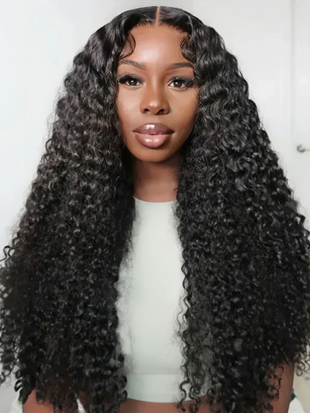 Dorsanee Jerry Curly Wig 4x4 Lace Closure Human Hair Wigs 250% Density - Image 5