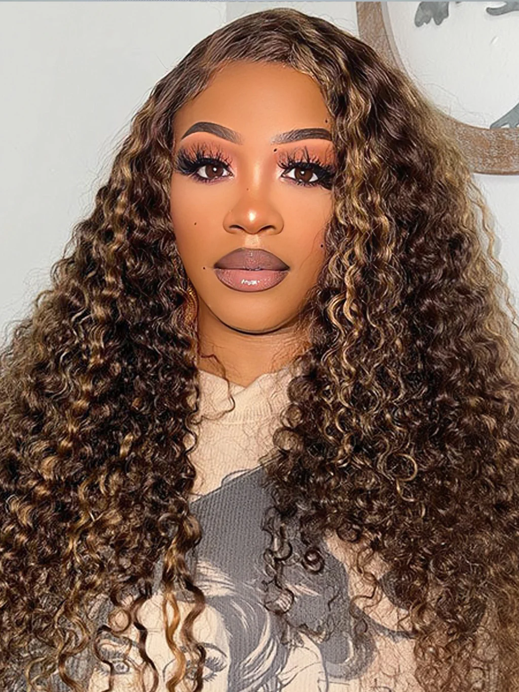 Dorsanee #P4/27 Highlight Water Wave 5x5/13x4 HD Lace Human Hair Wigs - Image 3
