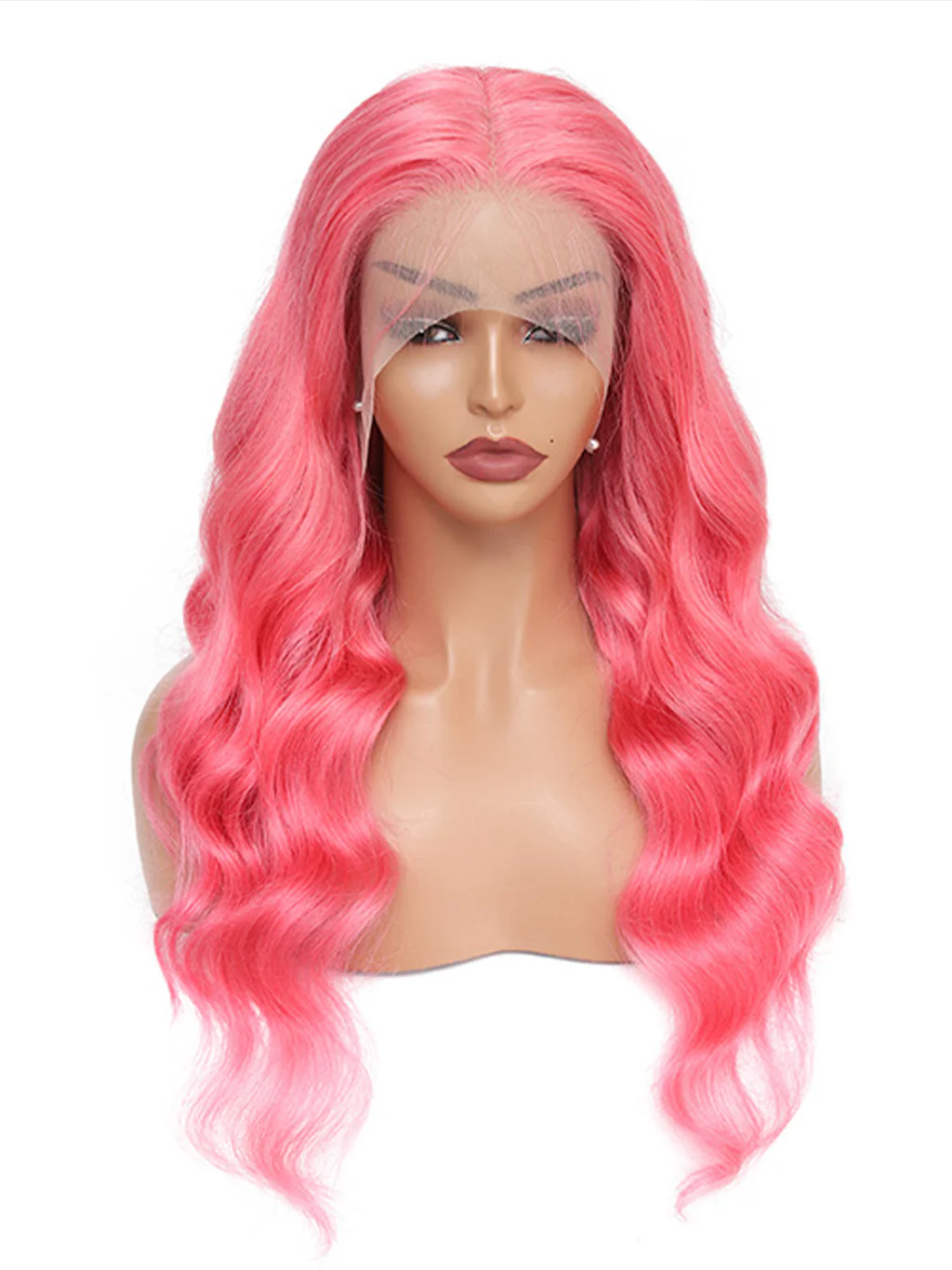 Dorsanee Pink 200% Density 13x4 Lace Front Body Wave Human Hair Wig - Image 4