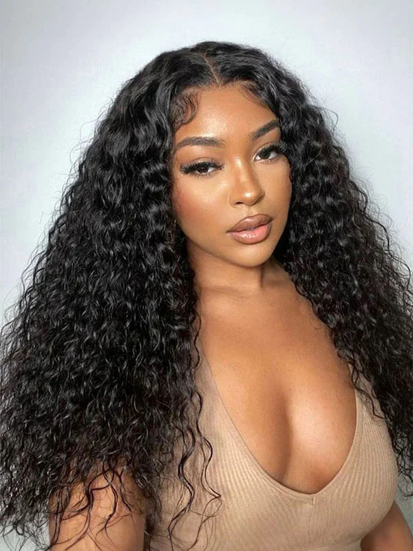 Dorsanee Pre Bleached Pre plucked Wear Go Glueless Water Wave 6x4 Lace Closure Human Hair Wigs - Image 6