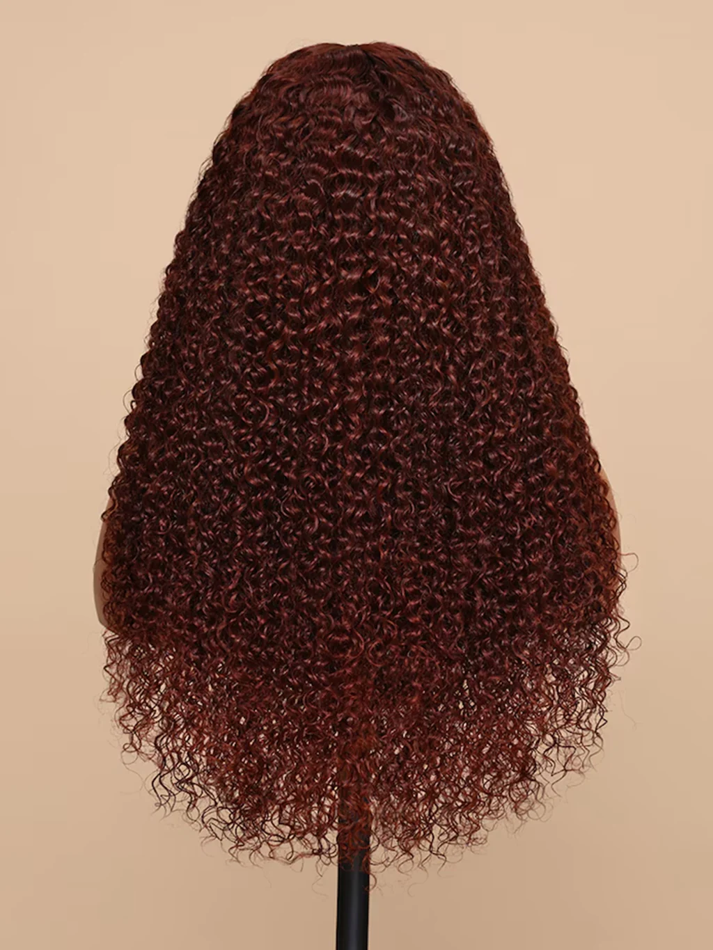 Dorsanee Reddish Brown 250 Density Jerry Curly Hair 5x5/13x4 Lace Front Human Hair Wig - Image 6