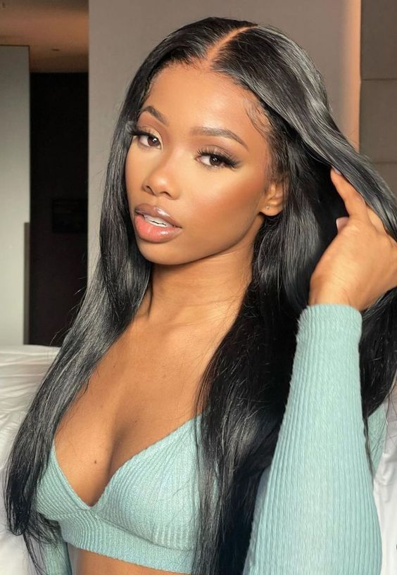 Dorsanee 360 Transparent Lace Frontal Straight Virgin Human Hair Wigs - Image 5