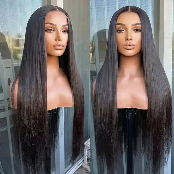 Dorsanee 250 Density Straight 6*6 HD Lace Closure Human Hair Wigs - Image 4