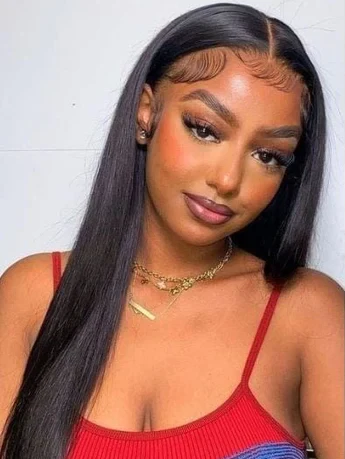 Dorsanee 5x5 Straight HD Transparent Lace Closure Glueless Human Hair Wigs - Image 5