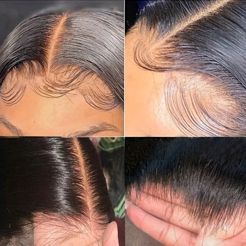 Dorsanee 5x5 Straight HD Transparent Lace Closure Glueless Human Hair Wigs - Image 7