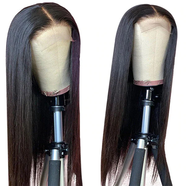 Dorsanee 5x5 Straight HD Transparent Lace Closure Glueless Human Hair Wigs - Image 8