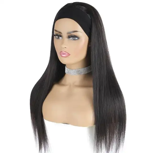 Dorsanee Headband Beginner Friendly Straight Virgin Human Hair Wigs - Image 7