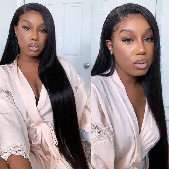 Dorsanee 250 Density Bone Straight Wig 13x6 HD Lace Front Human Hair Wigs - Image 5