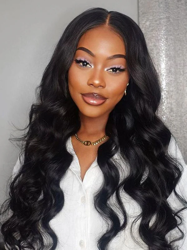 Dorsanee Hair U Part Wig Body Wave Human Hair Afforable Glueless Wigs 100% Human Hair Super Soft - Image 3