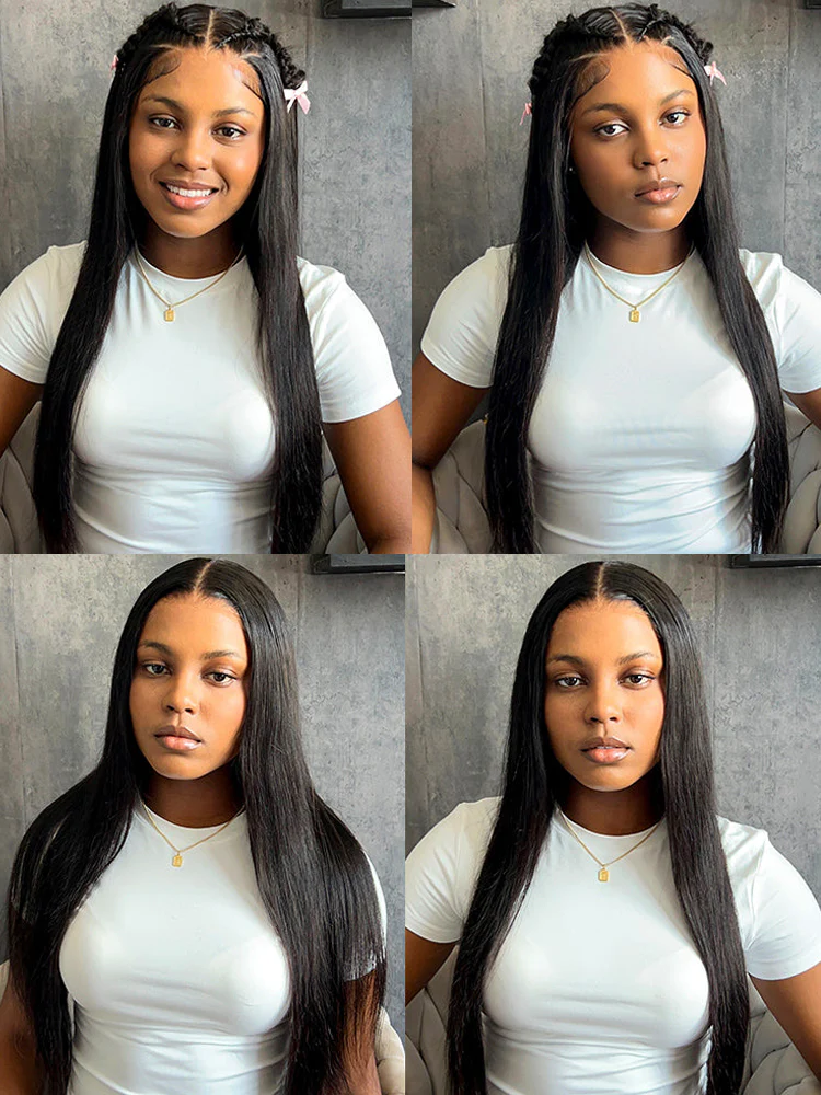 Dorsanee Wear And Go Per Cut Glueless 6x4 Lace Closure Straight Human Hair Wigs - Image 11
