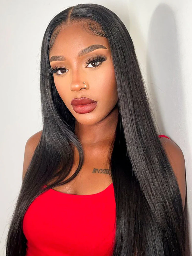 Dorsanee Wear And Go Per Cut Glueless 6x4 Lace Closure Straight Human Hair Wigs - Image 6