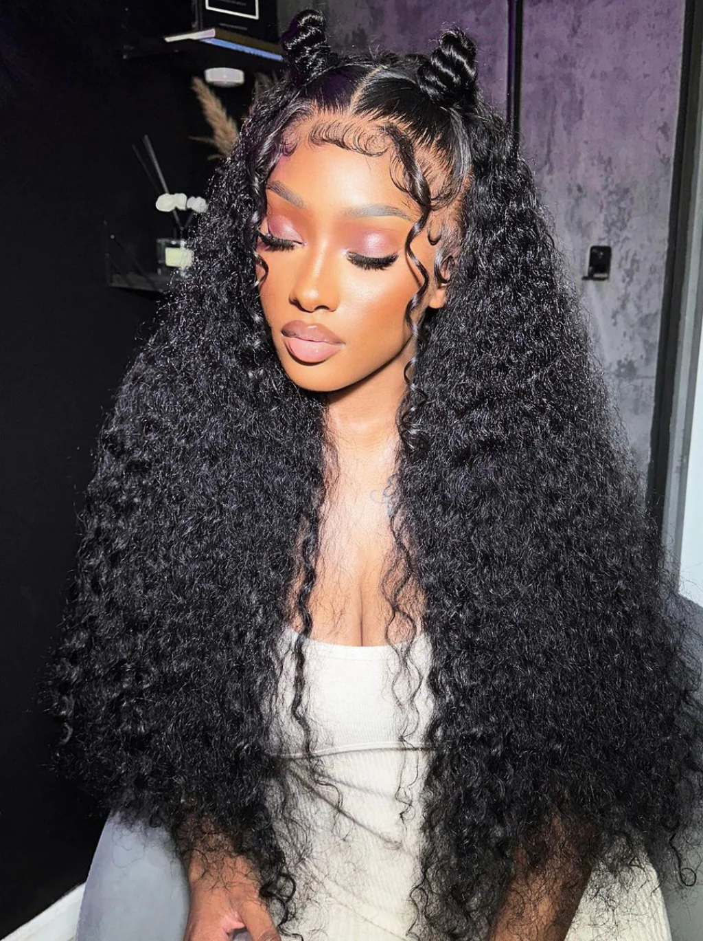 Dorsanee 360 Full Lace Frontal 250 Density Water Wave Wet and Wavy Lace Front Wigs with Baby Hair - Image 3