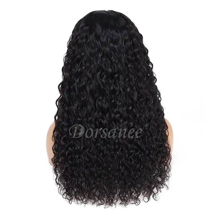 Dorsanee 250 Density Water Wave 5x5 Lace Closure Wet and Wavy Human Hair Wigs - Image 10