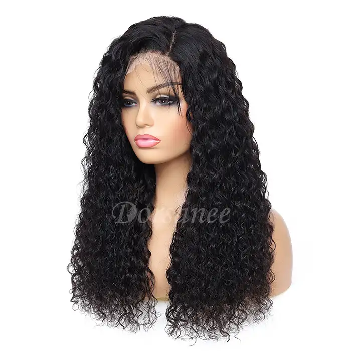 Dorsanee 250 Density Water Wave 5x5 Lace Closure Wet and Wavy Human Hair Wigs - Image 8