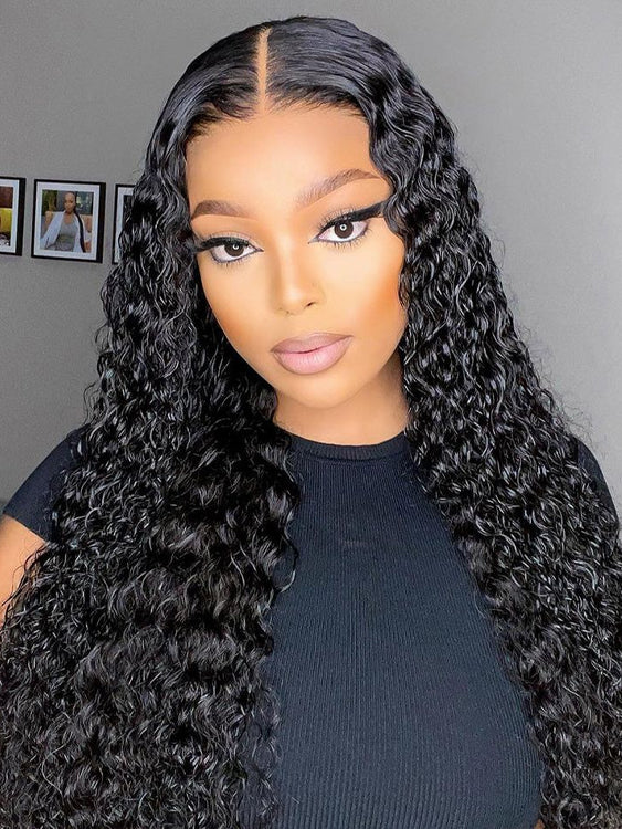 Dorsanee 5x5 HD Glueless Water Wave Wig Wear And Go Pre Plucked Human Hair Wig Easy to Install - Image 5