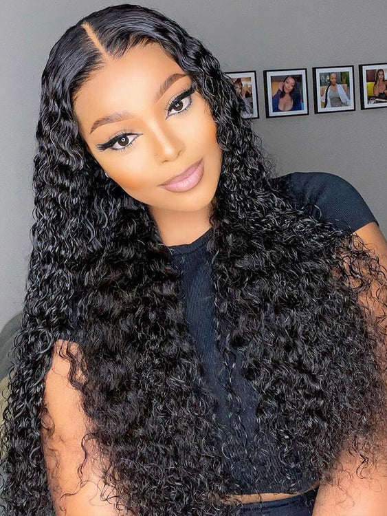 Dorsanee 5x5 HD Glueless Water Wave Wig Wear And Go Pre Plucked Human Hair Wig Easy to Install - Image 6
