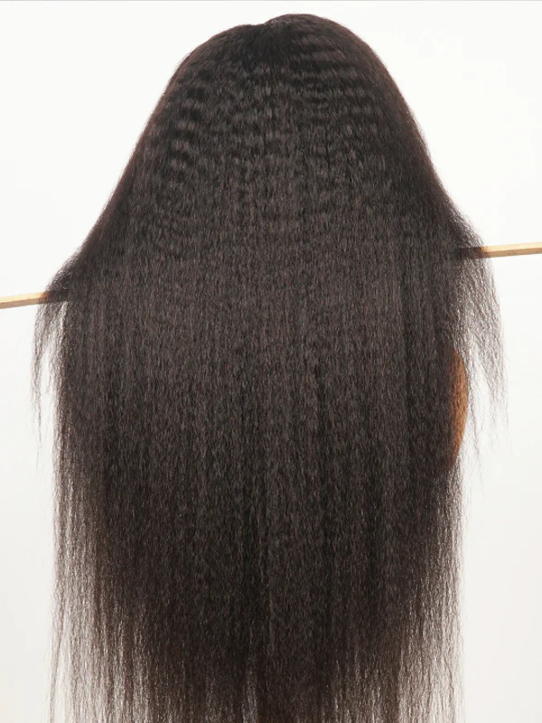 13x4 Lace Front Kinky Straight Yaki Human Hair Wigs Flash Sale - Image 7