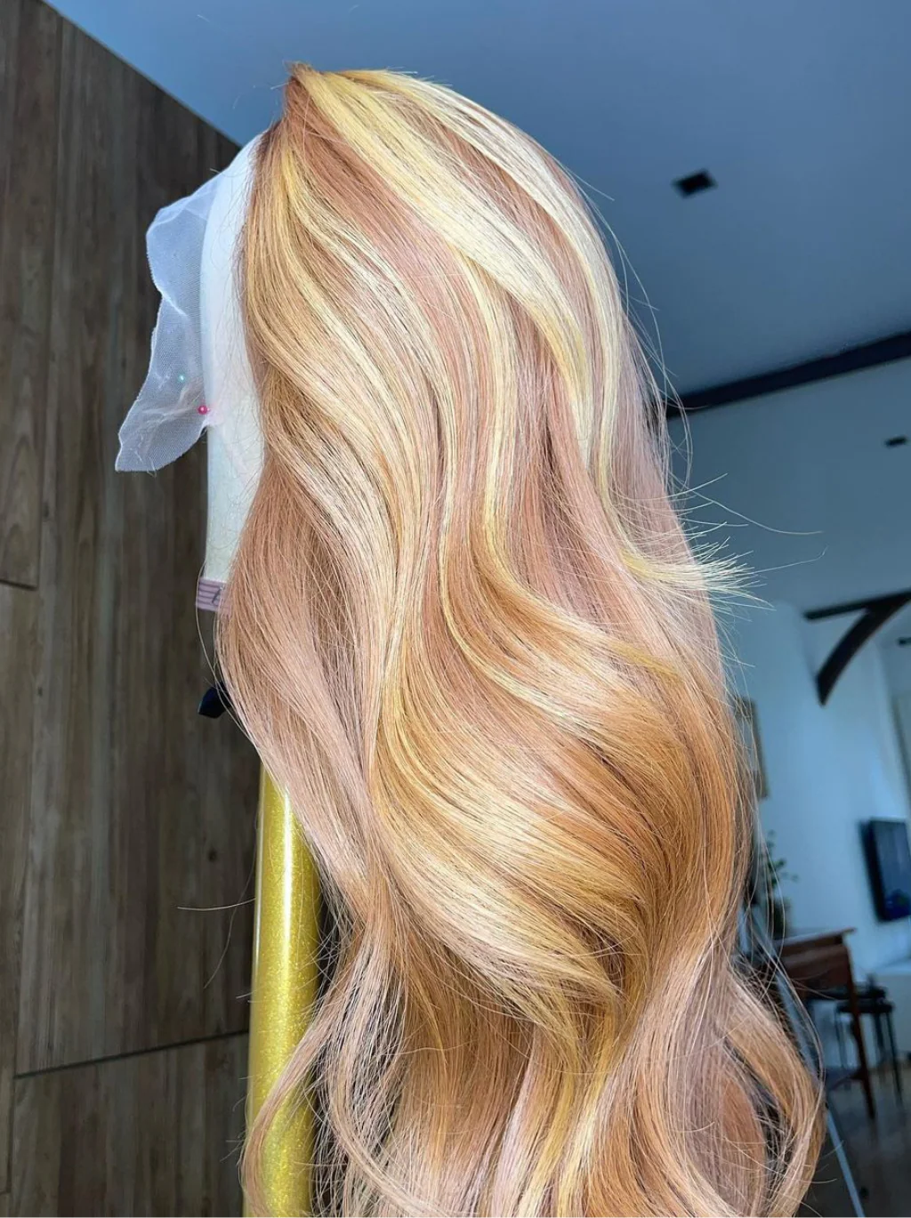 Dorsanee Honey Blonde Tea Light Brown Body Wave 13x4 Lace Front Human Hair Wigs - Image 3