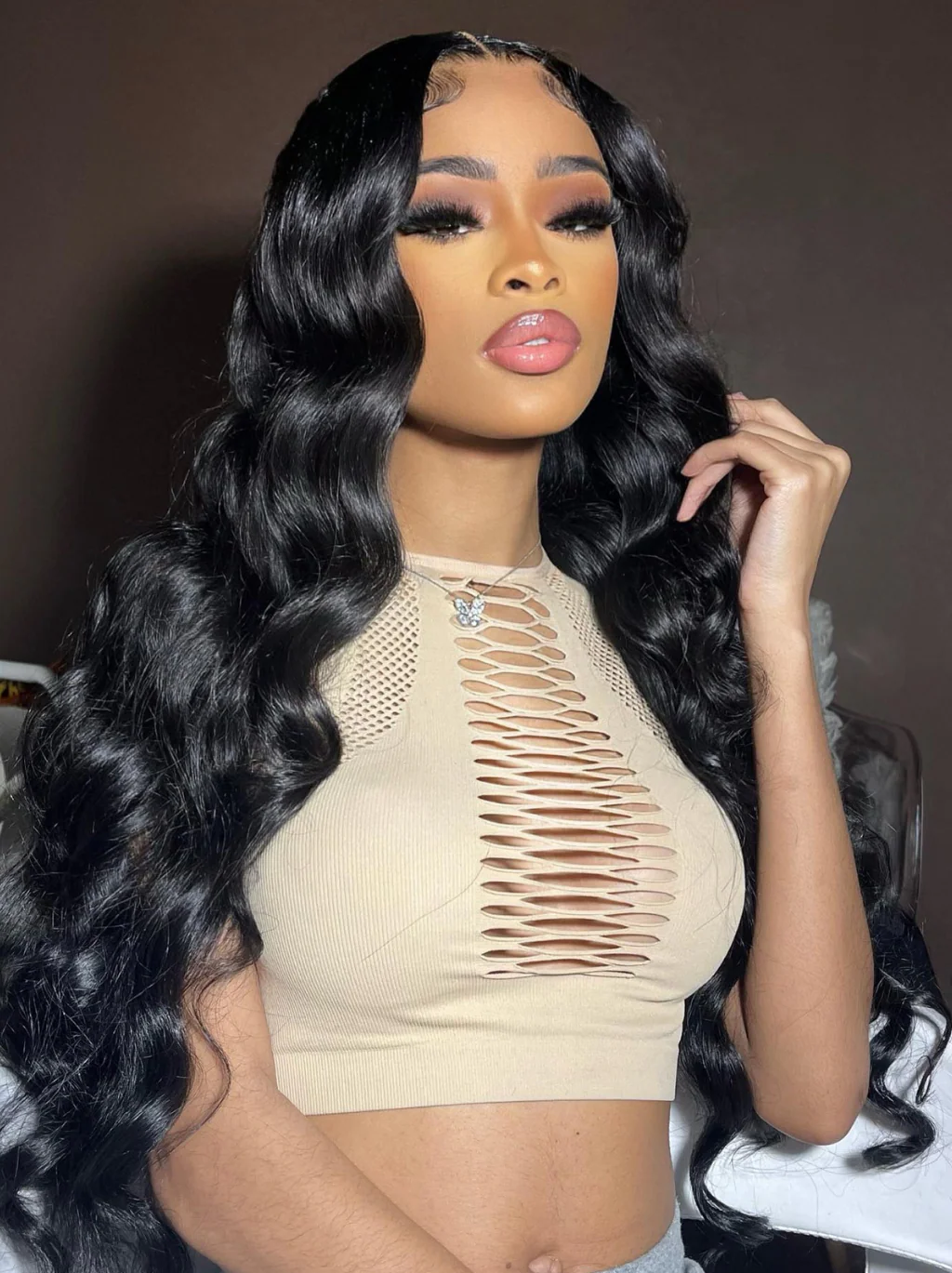 Dorsanee Pettie Small Cap Size 13x4 Lace Front Body Wave Human Hair Wigs for Small Heads - Image 3