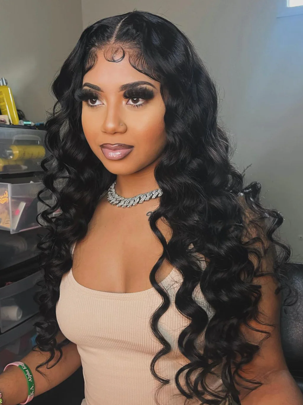 Dorsanee Loose Deep Body 13X4 Lace Front Human Hair Wigs 250 300 Density - Image 3