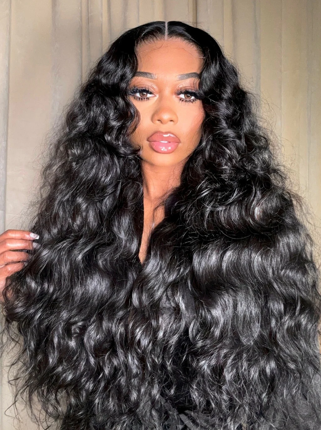 Dorsanee M-Cap PartingMax 9x6 Lace Closure Full Paring Space Wear Go Glueless Loose Body Wave Human Hair Wigs - Image 3