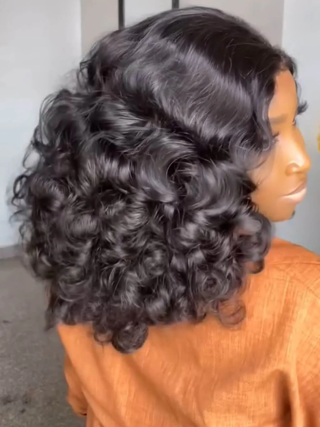 Dorsanee Mature Elegant Bouncy Loose Wave 13x4 Lace Front Human Hair Wigs - Image 2