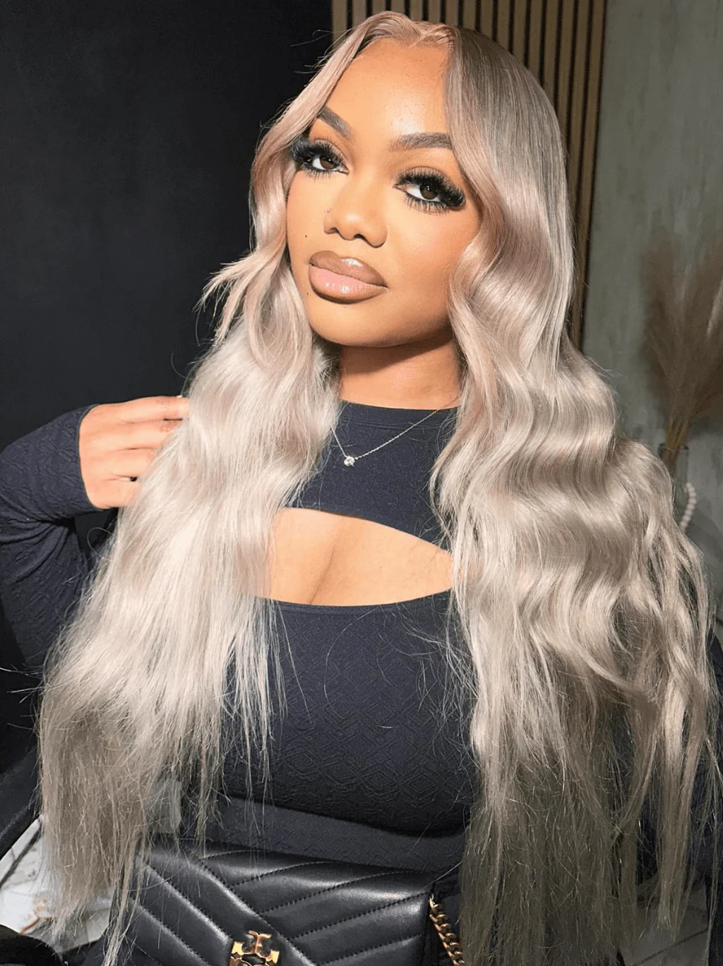 Dorsanee Platinum Strawberry Blonde 200 Density 13x4 Lace Front Human Hair Wig - Image 5