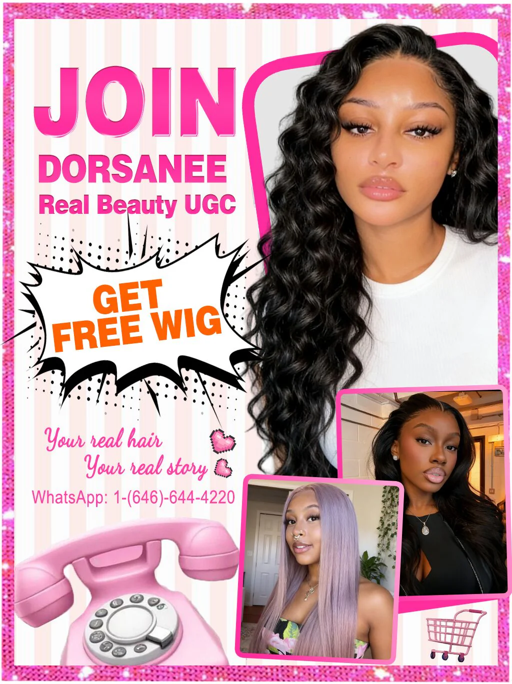 Dorsanee Honey Blonde Brown Highlight Wand Curls 13x4 Lace Front Loose Deep Wave Human Hair Wigs - Image 7
