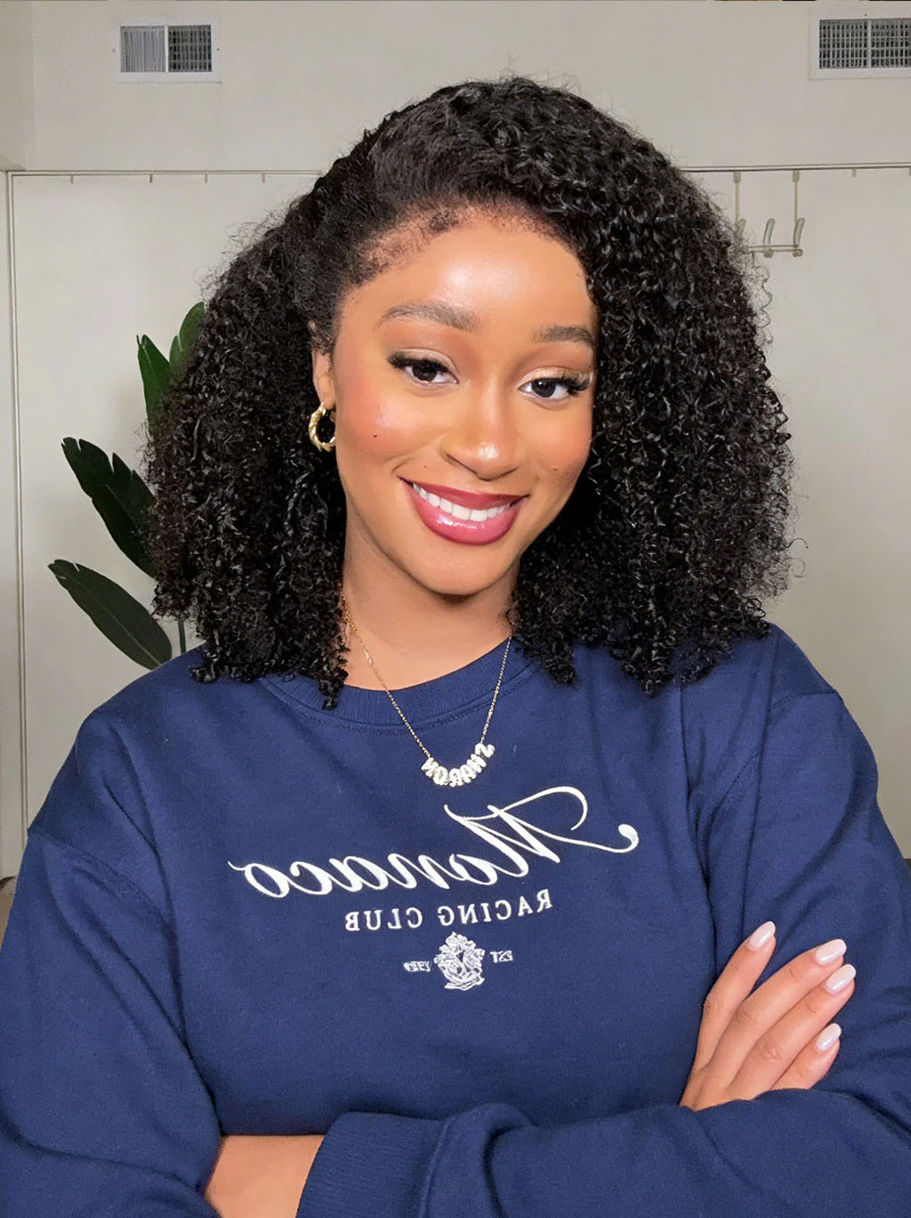 Dorsanee SDD Super Double Drawn Full Volume Kinky Curly Bob 13x4 Lace Frontal Human Hair Wigs - Image 4