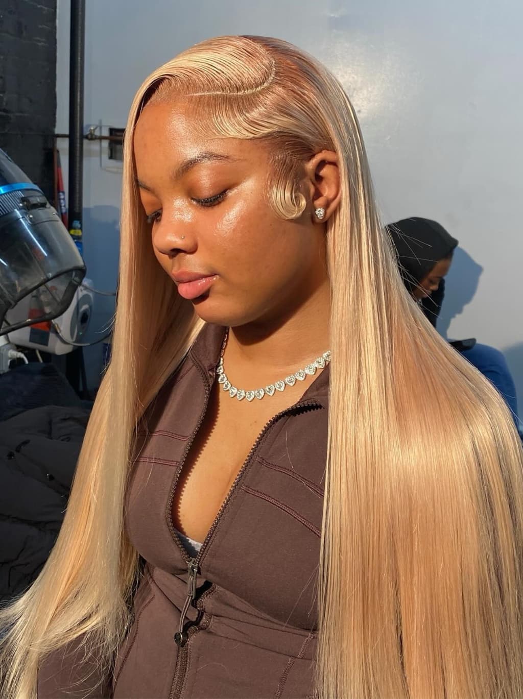 Dorsanee Strawberry Golden Honey Blonde 13x4 Lace Front Human Hair Wigs 200 Density - Image 2