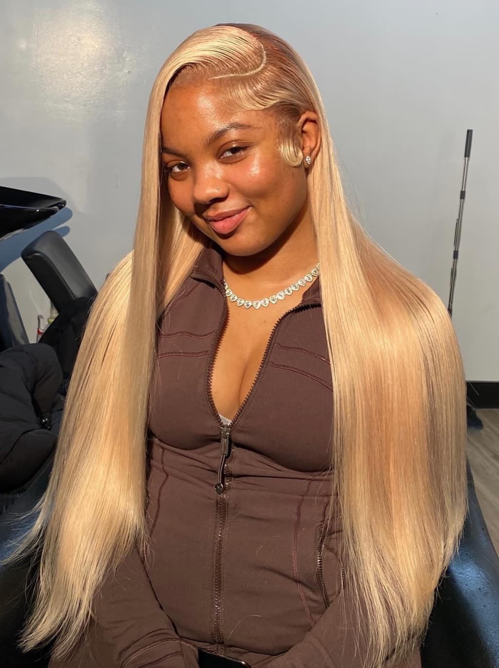 Dorsanee Strawberry Golden Honey Blonde 13x4 Lace Front Human Hair Wigs 200 Density - Image 3