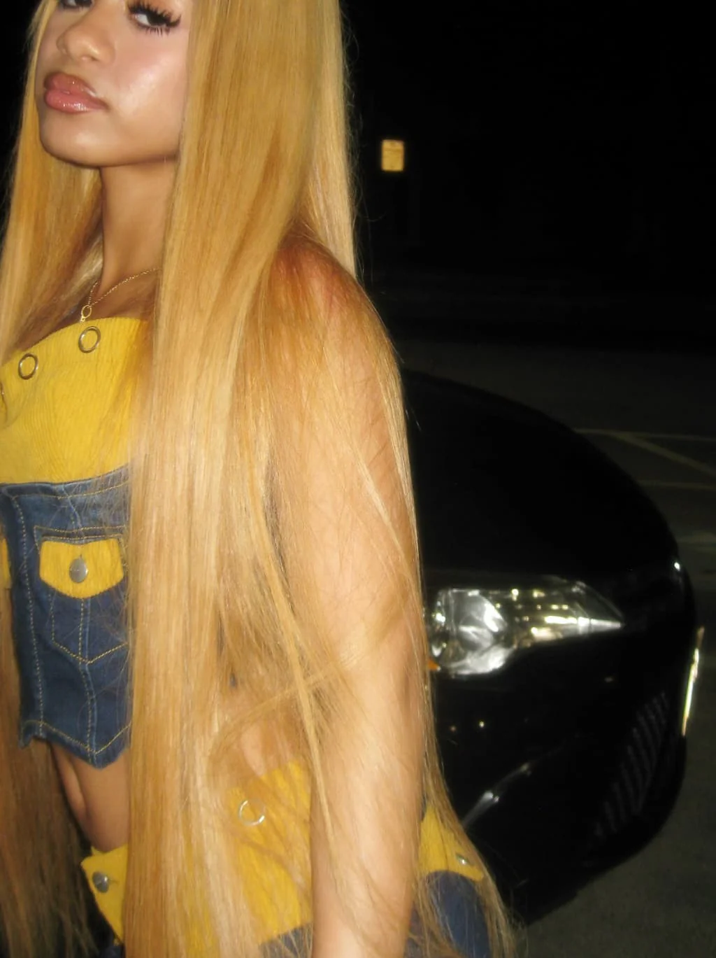 Dorsanee Strawberry Golden Honey Blonde Bone Straight 13x4 Lace Front Human Hair Wigs - Image 4
