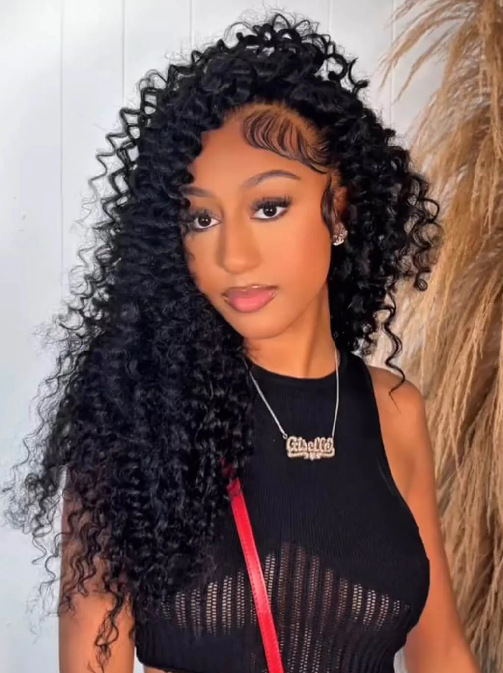 Dorsanee Tight Spiral Curls 13x4 Lace Front Virgin Human Hair Wigs 250 300 Density - Image 3