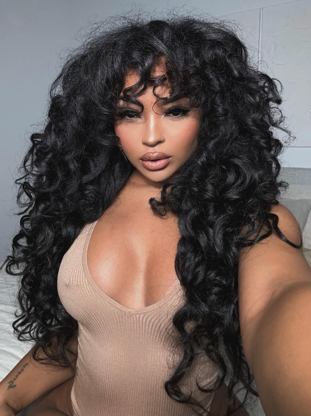 Dorsanee Voluminous Loose Spiral Curls 13X4 Lace Front Human Hair Wigs 250 300 Density - Image 5