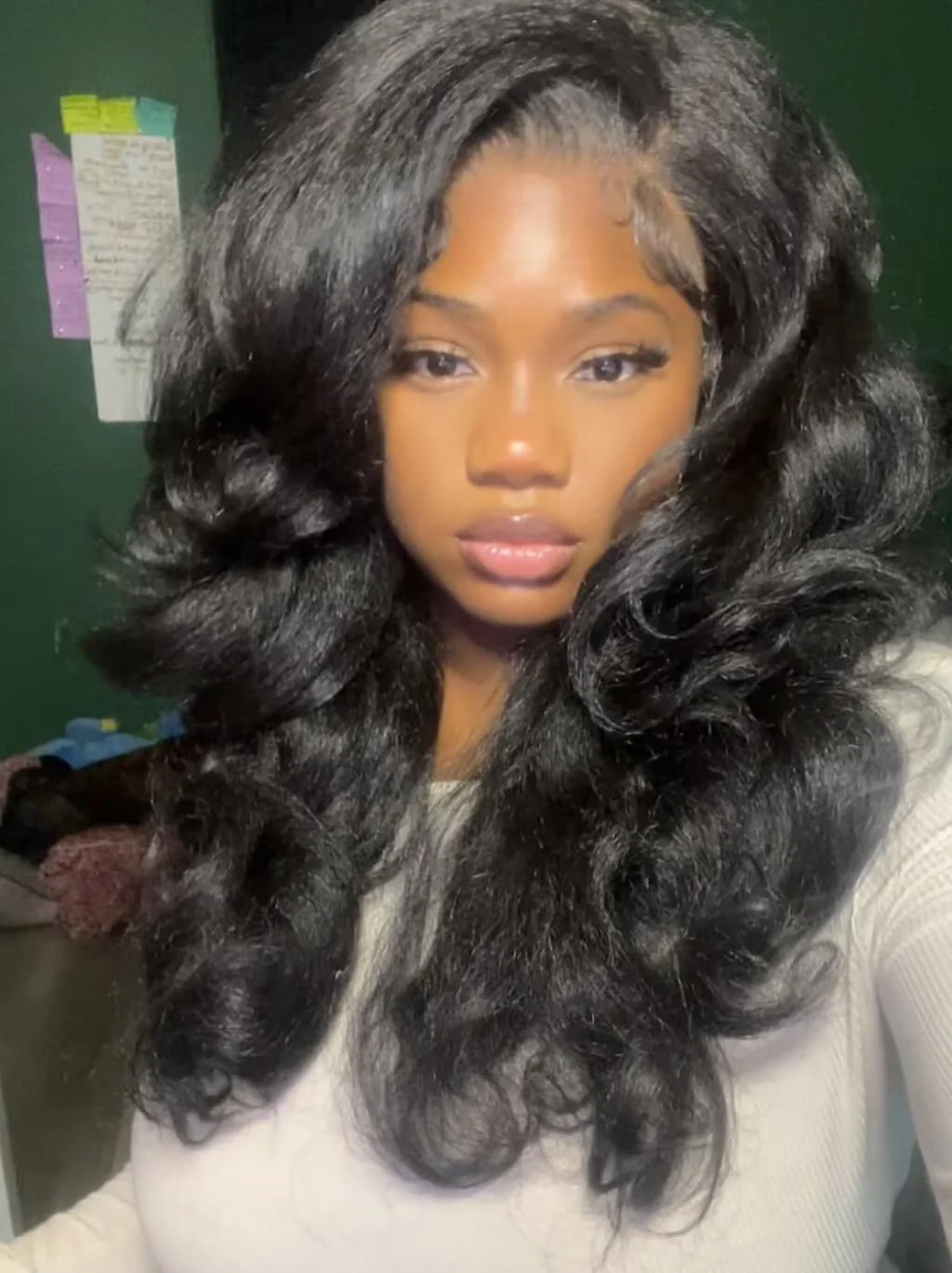 Dorsanee Yaki Natural Loose Wave 13x4 Lace Front Human Hair Wig 300 Density - Image 5